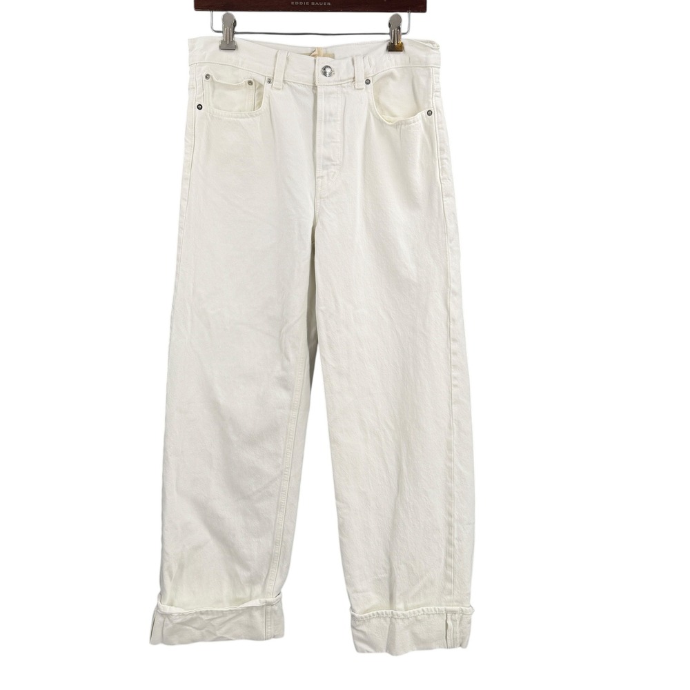 Madewell Low-Slung Baggy Jeans White